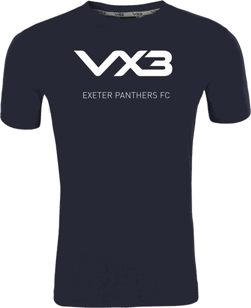 Exeter Panthers FC Navy Womens Invicta Tee